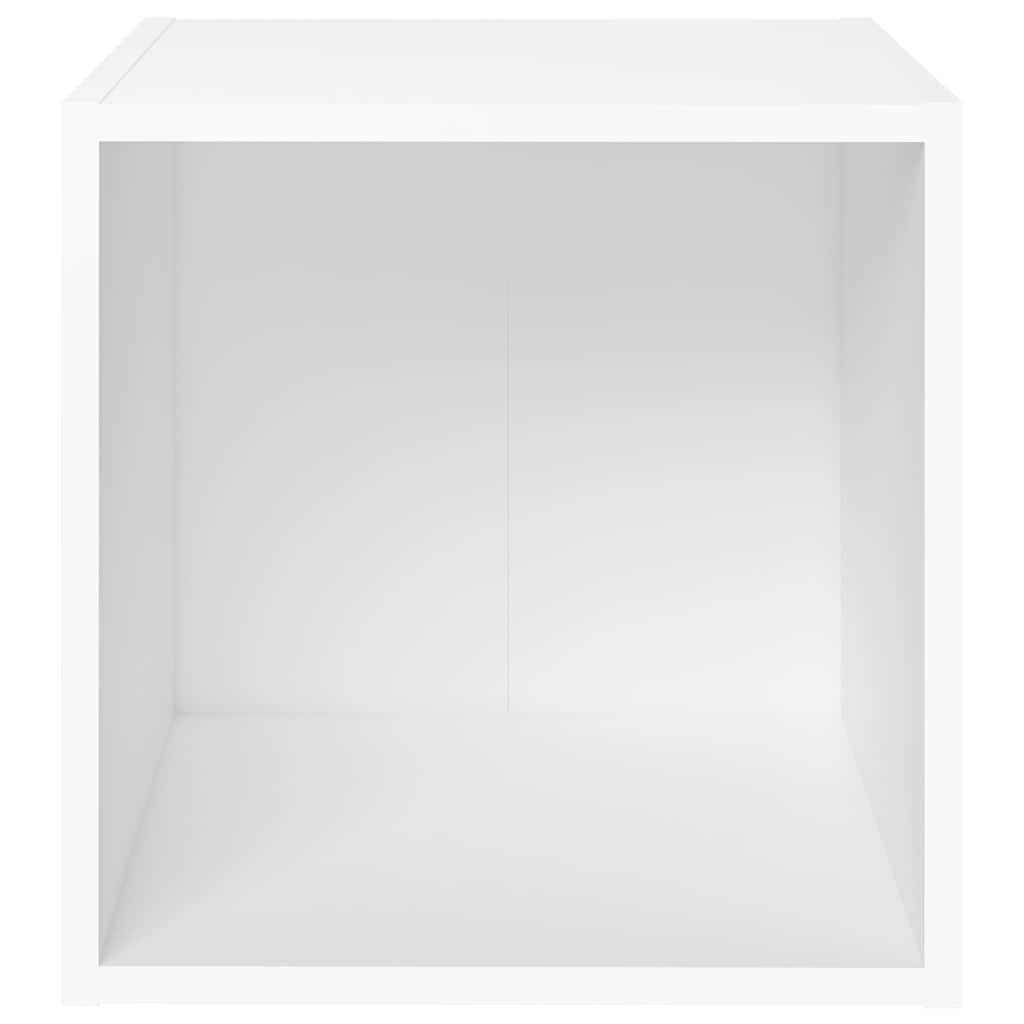 805499 vidaXL 2 Piece TV Cabinet Set White 37x35x37 cm Engineered Wood 6