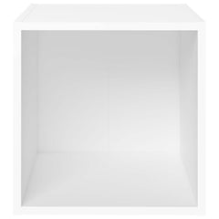 805499 vidaXL 2 Piece TV Cabinet Set White 37x35x37 cm Engineered Wood 6