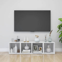 805499 vidaXL 2 Piece TV Cabinet Set White 37x35x37 cm Engineered Wood 4