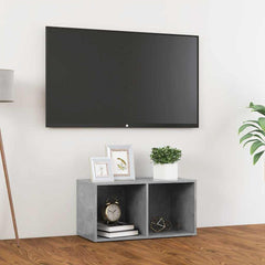 805529 vidaXL TV Cabinet Concrete Grey 72x35x36,5 cm Engineered Wood 1