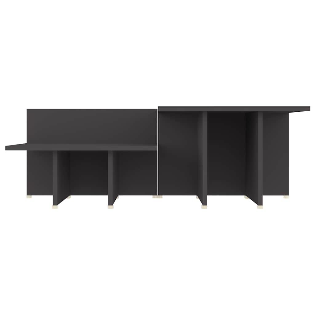 vidaXL Coffee Tables 2 pcs Grey 111.5x50x33 cm Engineered Wood 5