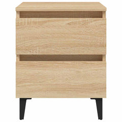 vidaXL Bed Cabinet Sonoma Oak 40x35x50 cm Engineered Wood 3