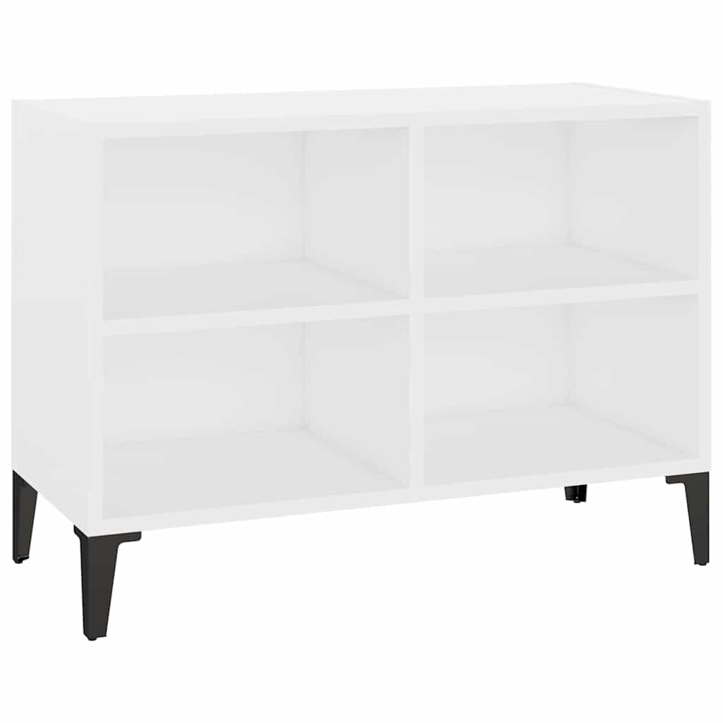 vidaXL Tv Cabinet | White | Engineered wood, Metal | Medium | Tv Cabinet 2