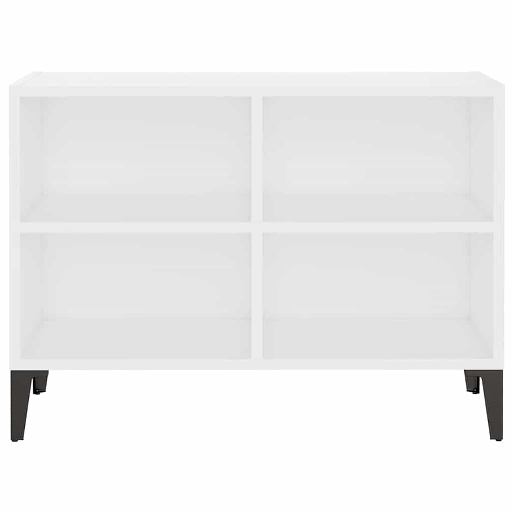vidaXL Tv Cabinet | White | Engineered wood, Metal | Medium | Tv Cabinet 4