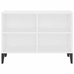 vidaXL Tv Cabinet | White | Engineered wood, Metal | Medium | Tv Cabinet 4