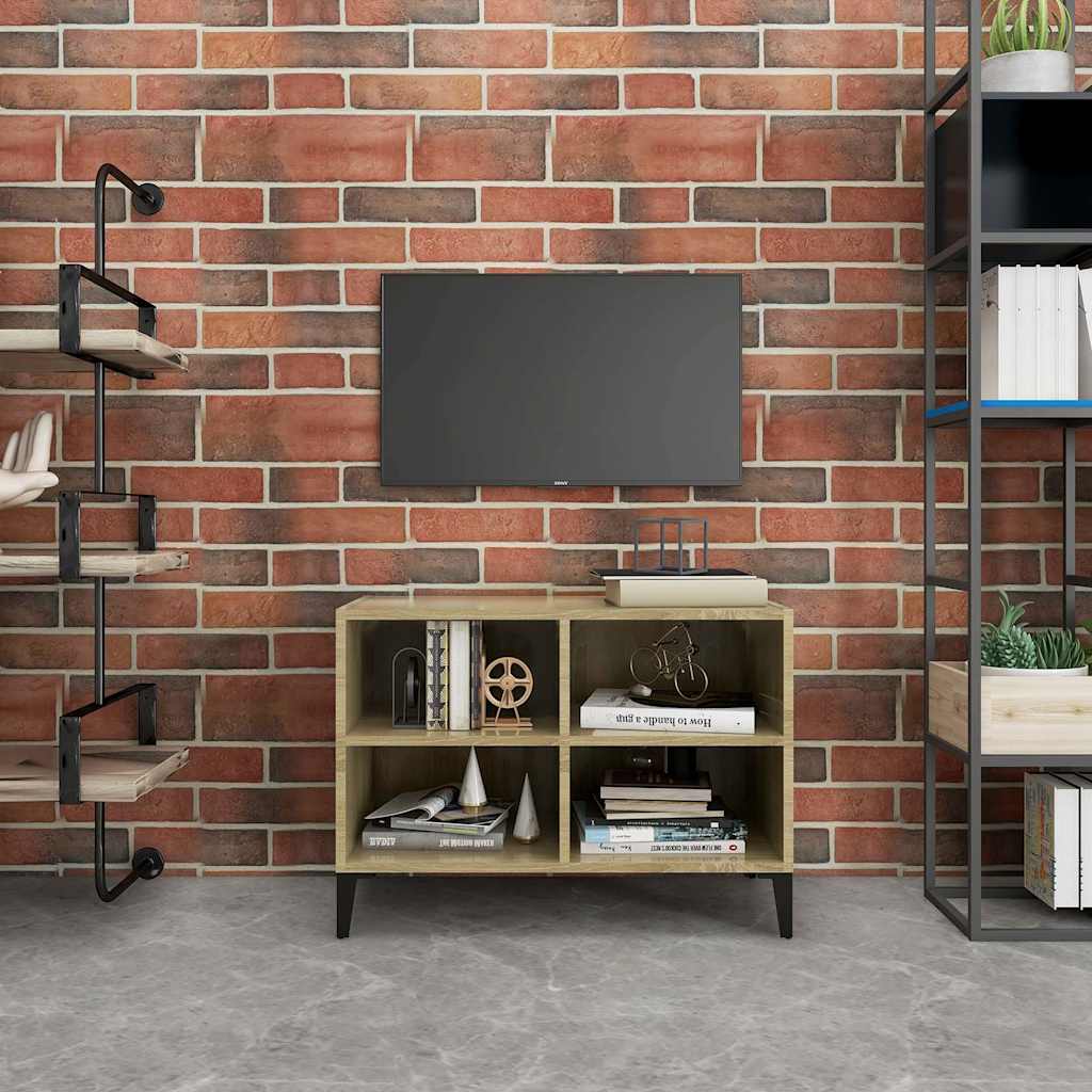 vidaXL TV Cabinet | Sonoma Oak | Engineered Wood | Medium | TV Cabinet 1