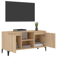 vidaXL TV Cabinet | Sonoma oak | Engineered wood | Standard | TV Cabinet 4