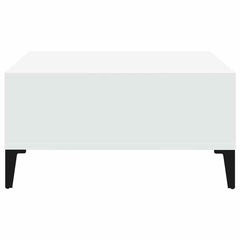 vidaXL Coffee Table | White | Engineered wood, metal | Compact | Coffee Table 4