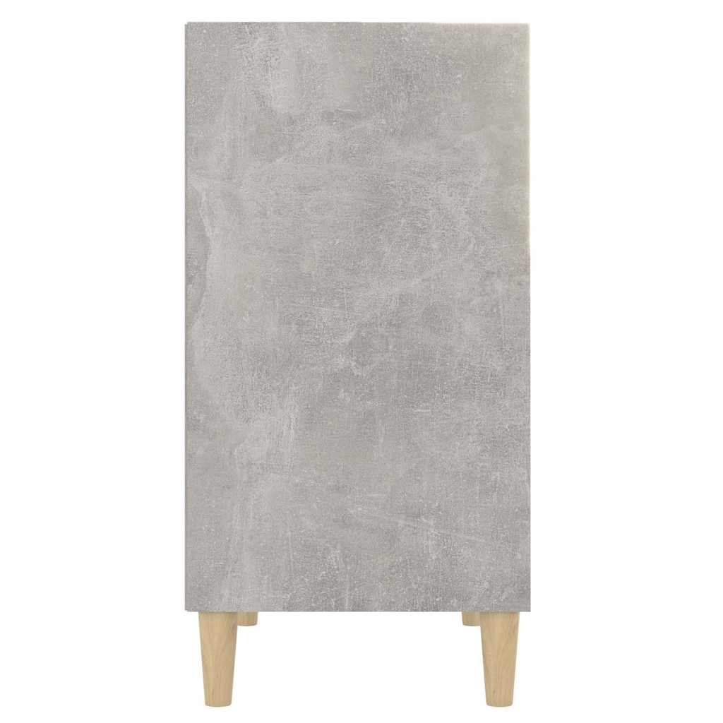 vidaXL Sideboard | Concrete grey | Engineered wood, solid eucalyptus wood 5
