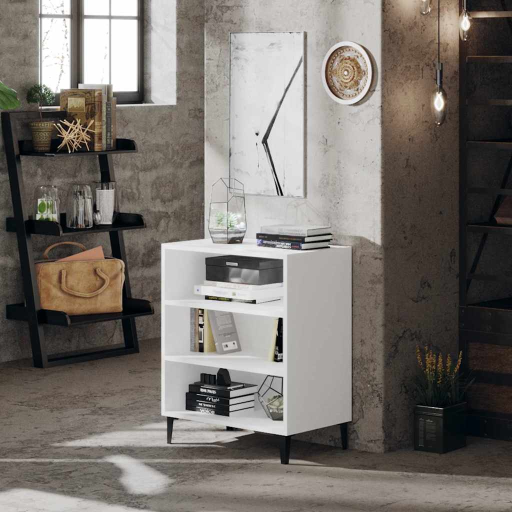 806058 vidaXL Sideboard White 57x35x70 cm Engineered Wood 1