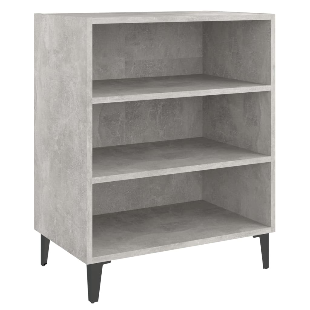 806062 vidaXL Sideboard Concrete Grey 57x35x70 cm Engineered Wood 2
