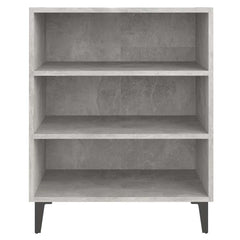 806062 vidaXL Sideboard Concrete Grey 57x35x70 cm Engineered Wood 3