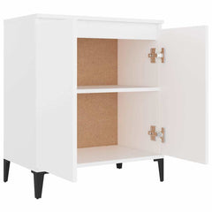 vidaXL Sideboard | White | Engineered wood, Metal | Medium | Cabinet 4