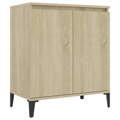 vidaXL Sideboard | Sonoma Oak | Engineered Wood, Metal | Medium | Sideboard 2
