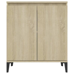 vidaXL Sideboard | Sonoma Oak | Engineered Wood, Metal | Medium | Sideboard 5