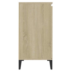 vidaXL Sideboard | Sonoma Oak | Engineered Wood, Metal | Medium | Sideboard 6