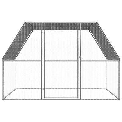 Outdoor Chicken Cage 3x2x2 m Galvanised Steel