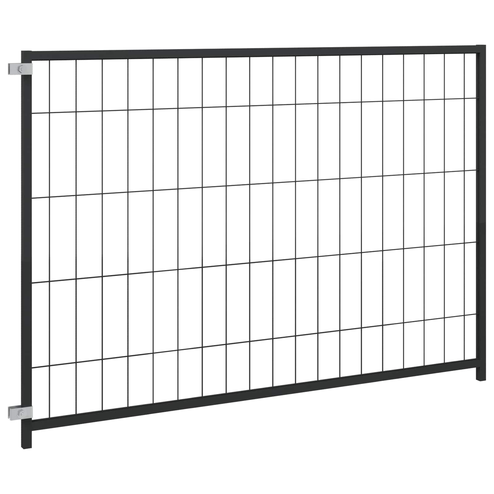 vidaXL Dog Kennel Black 300x100x70 cm Steel 2