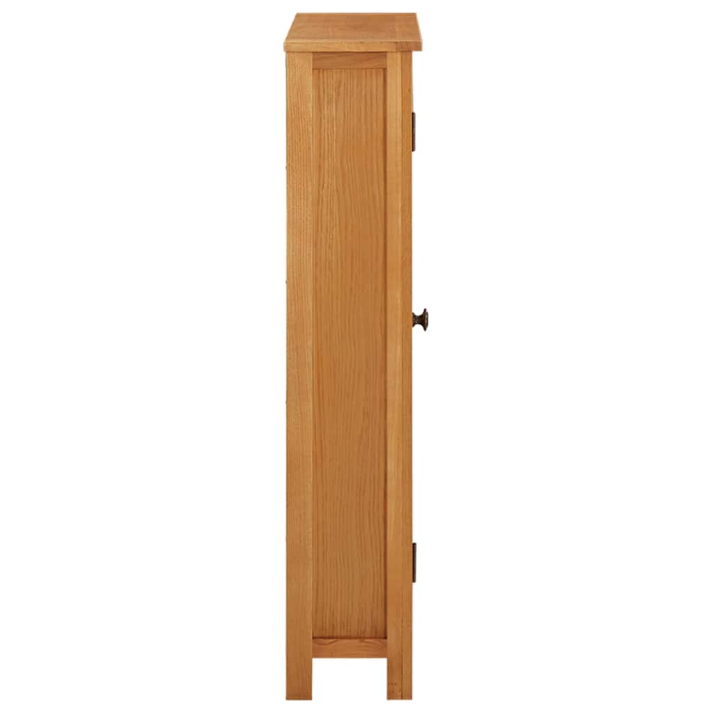Storage Cabinet Solid Oak Wood, image 4