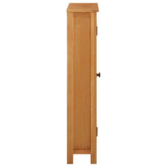 Storage Cabinet Solid Oak Wood, image 4