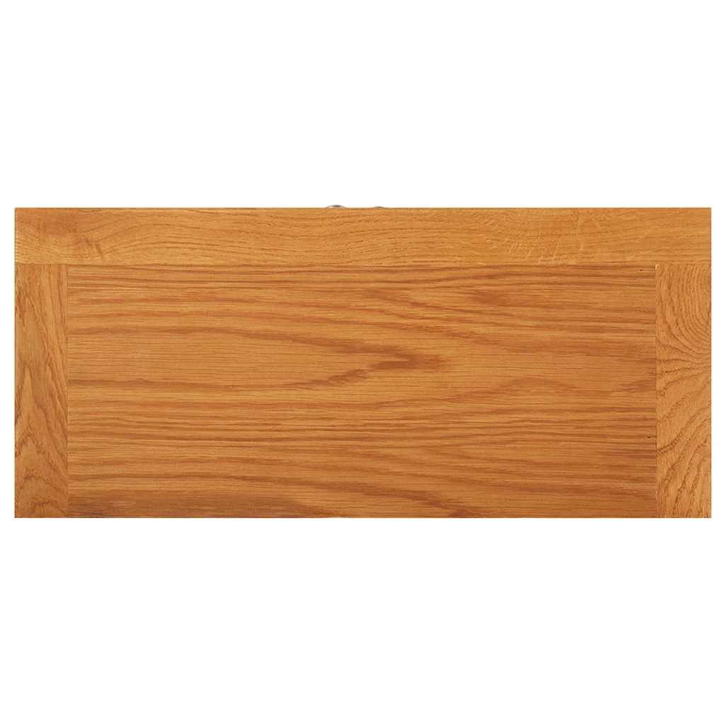Storage Cabinet Solid Oak Wood, image 6