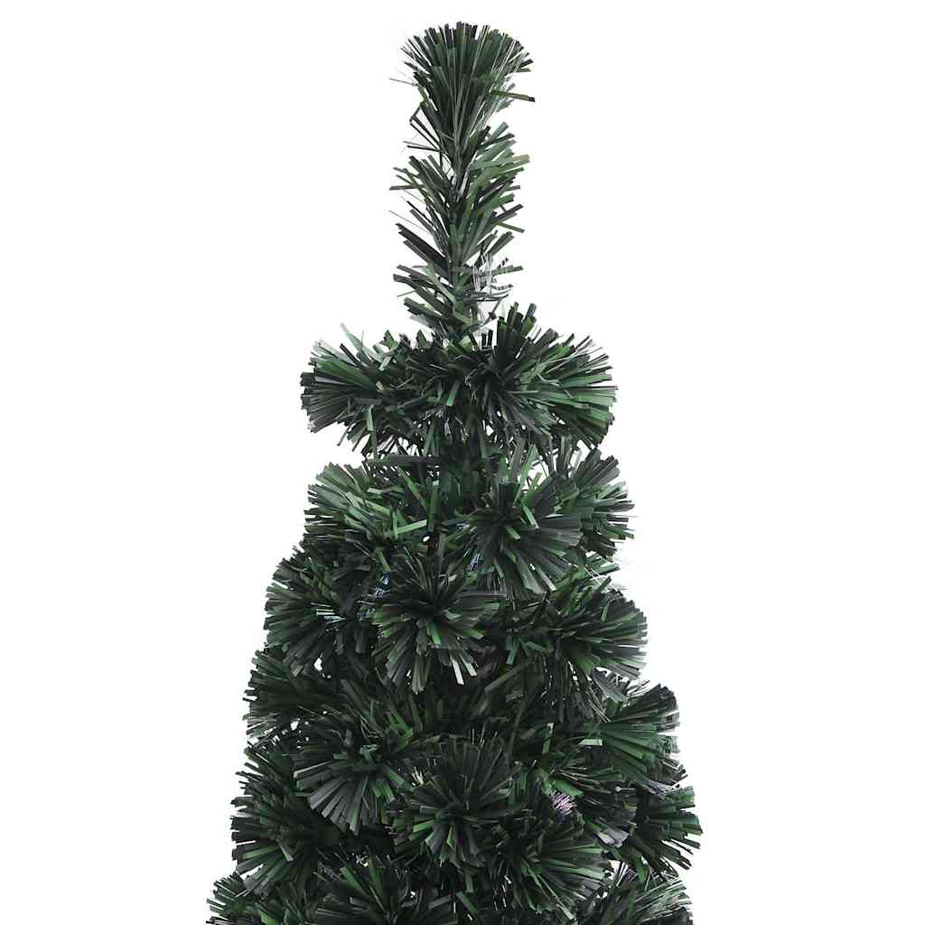 Artificial Slim Christmas Tree with Stand 120 cm Fibre Optic 120 cm 35 cm