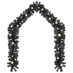 vidaXL Garland | Black | PVC | 10 metres | Christmas Garland | Other 3