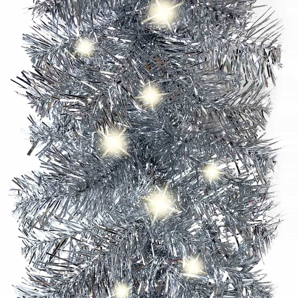 vidaXL Garland | Silver | PVC | 10 metres | Christmas Garland | Other 3
