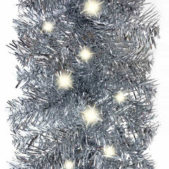 vidaXL Garland | Silver | PVC | 10 metres | Christmas Garland | Other 3