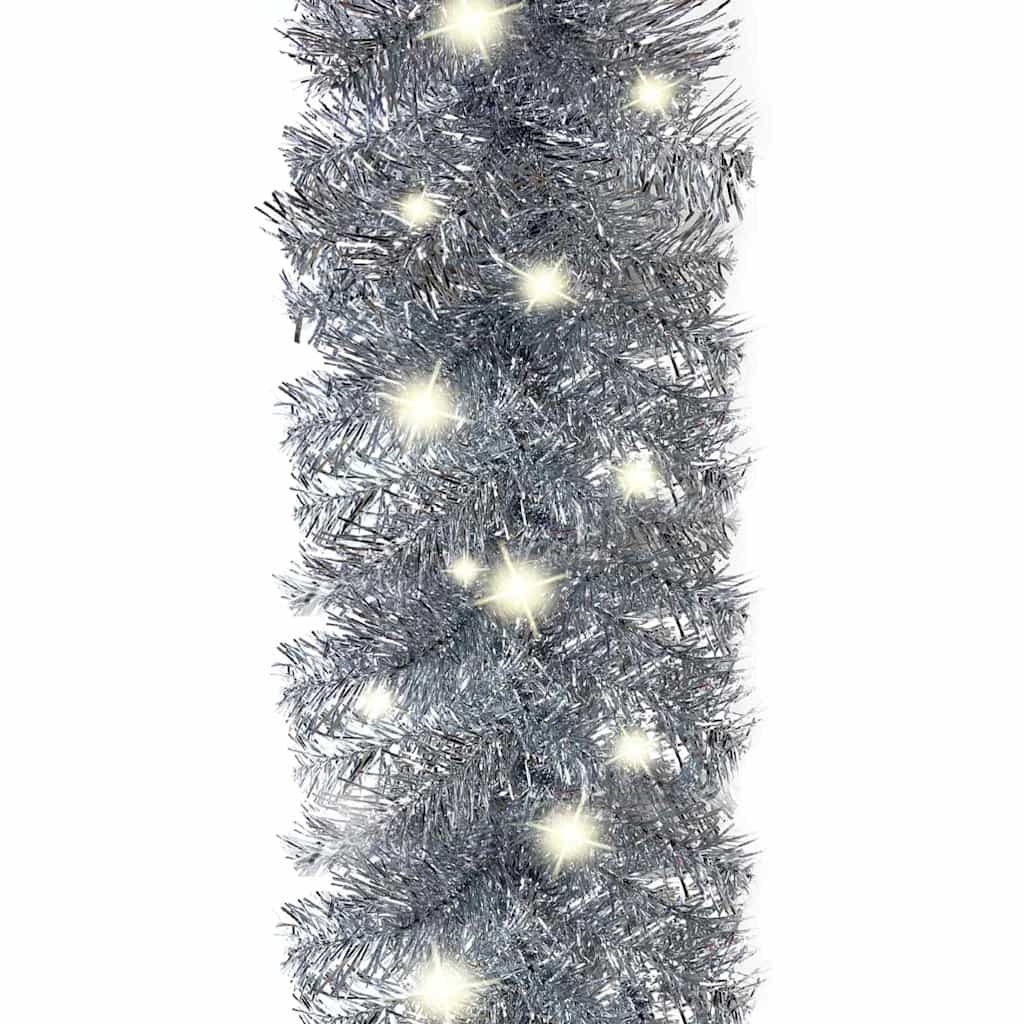 vidaXL Garland | Silver | PVC | 10 metres | Christmas Garland | Other 6