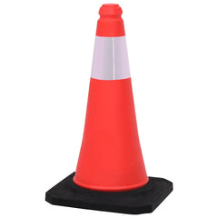 vidaXL Reflective Traffic Cones with Heavy Bases 4 pcs 50 cm 4