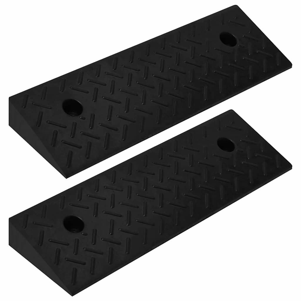 Kerb Ramps 2 pcs Rubber 5 cm 17.5 cm