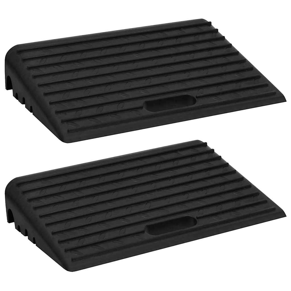 Kerb Ramps 2 pcs Rubber 11 cm 30 cm
