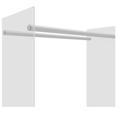 vidaXL Firewood Rack Transparent 80x35x100 cm Tempered Glass 5