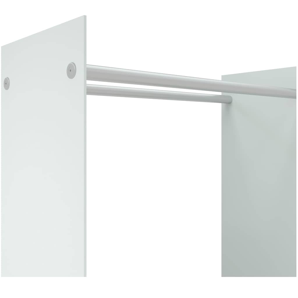 vidaXL Firewood Rack White 80x35x100 cm Tempered Glass 5