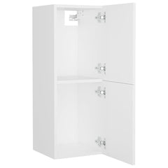 vidaXL Bathroom Furniture Set White Engineered Wood 4