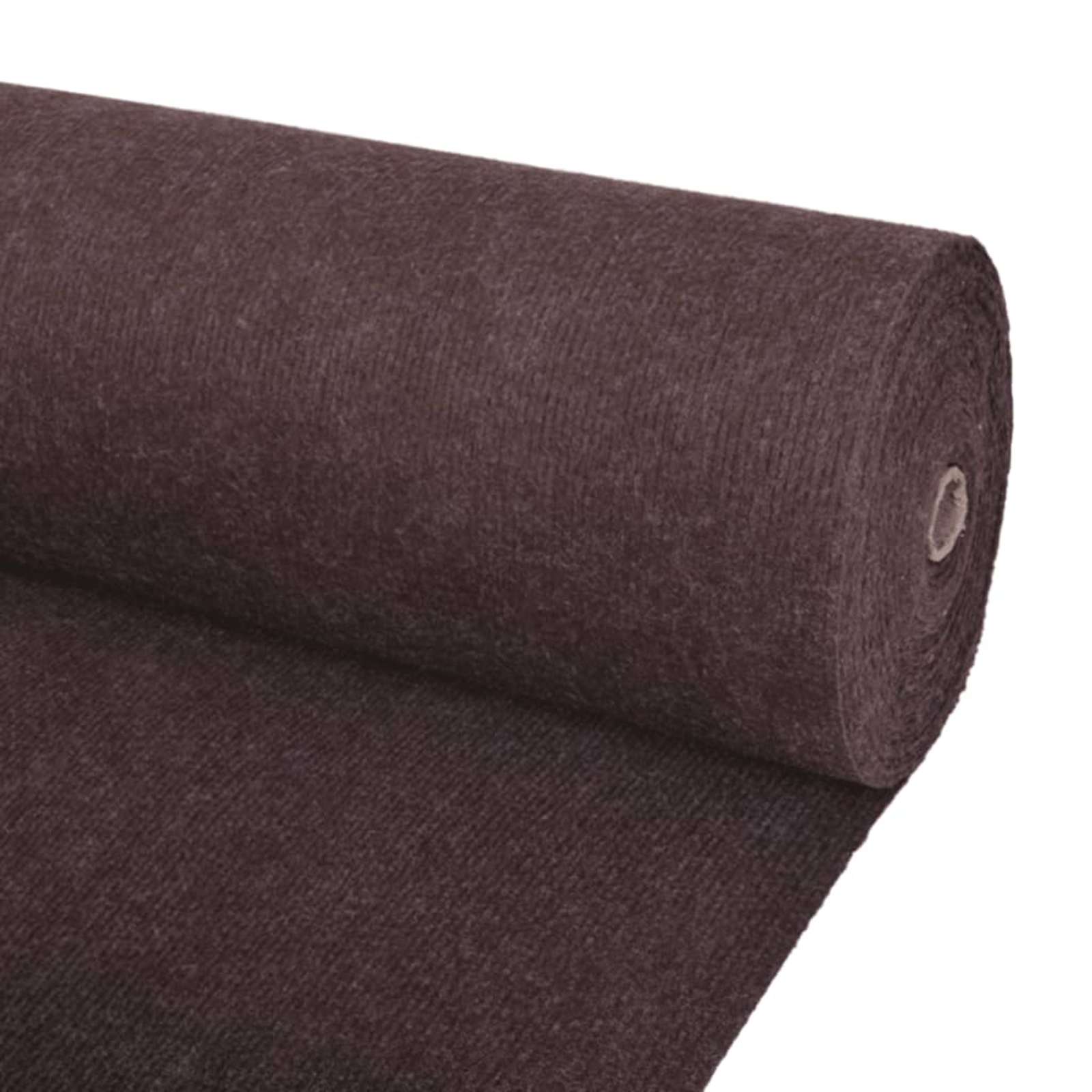 vidaXL Carpet Brown 1.2 x 15 m Polyester 1
