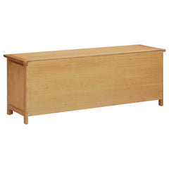 vidaXL Shoe Rack 114x37x45 cm Solid Oak Wood 4