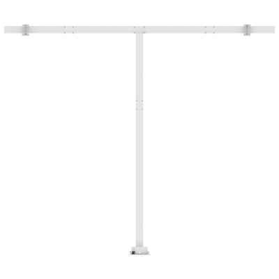 Freestanding Manual Retractable Awning 350x250 cm Cream