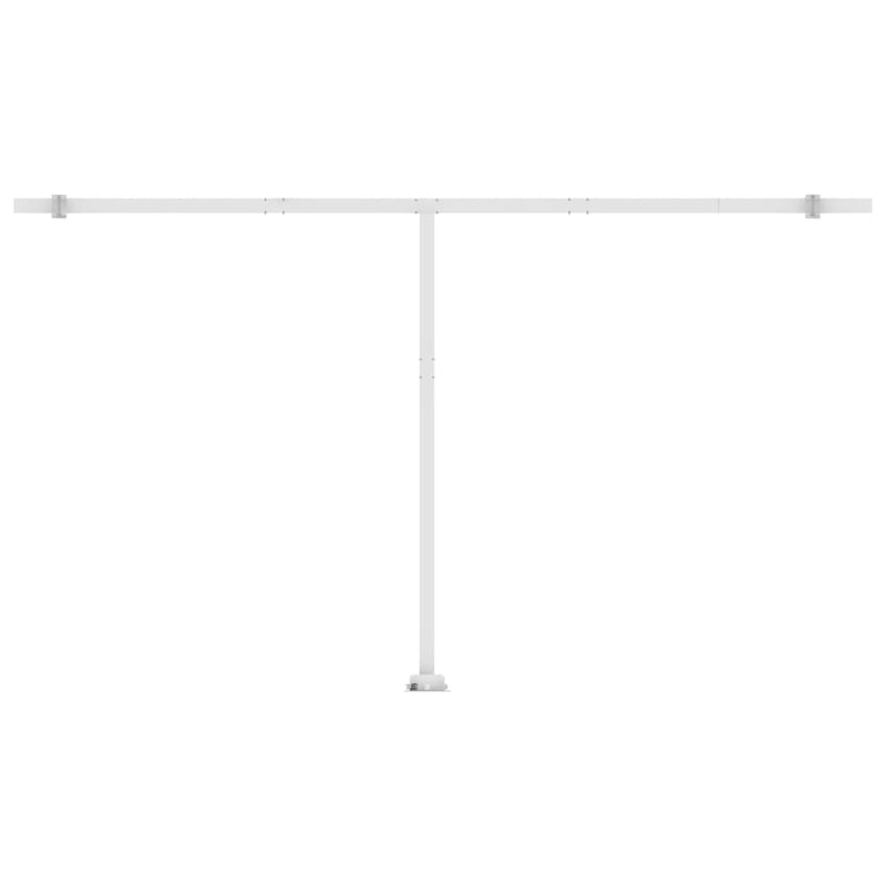 Freestanding Manual Retractable Awning 500x300 cm Cream