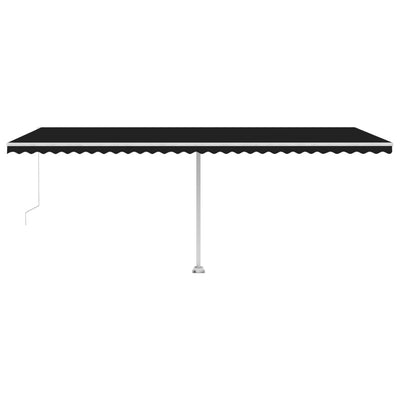 Freestanding Manual Retractable Awning 600x300 cm Anthracite