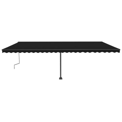 Freestanding Manual Retractable Awning 600x300 cm Anthracite