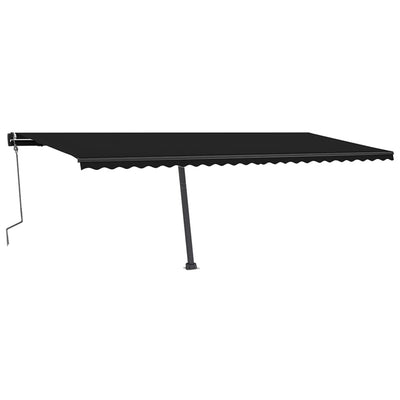 Freestanding Manual Retractable Awning 600x350 cm Anthracite