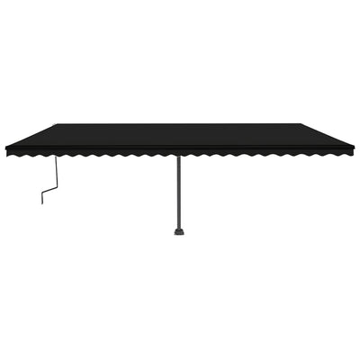 Freestanding Manual Retractable Awning 600x350 cm Anthracite