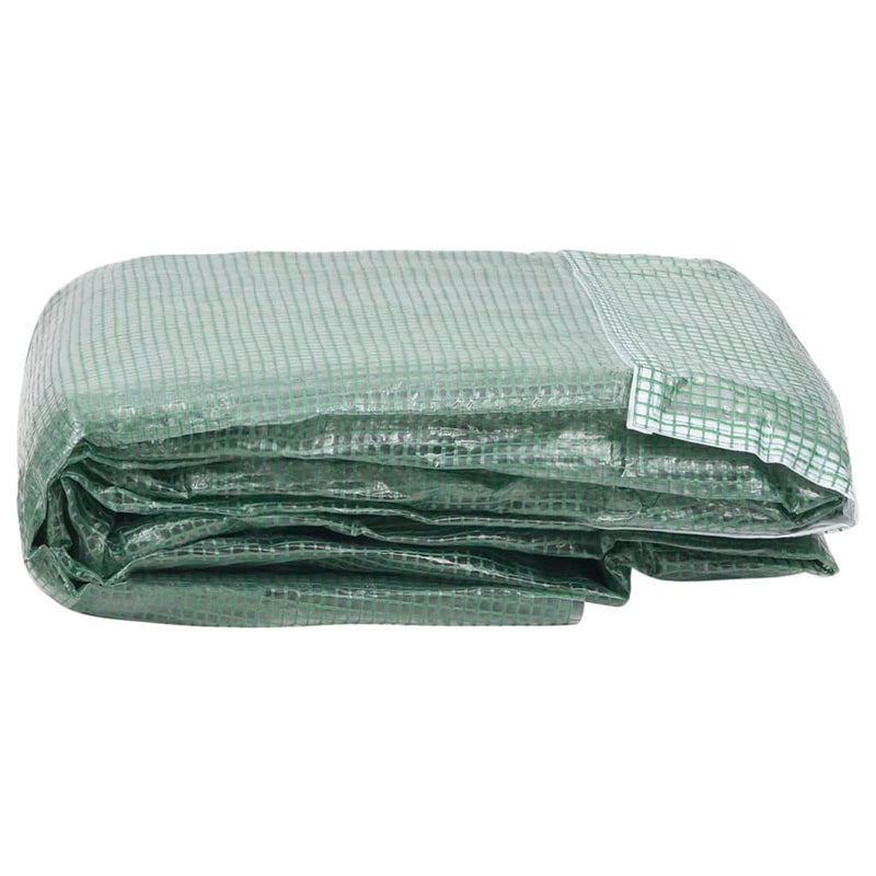 Greenhouse Replacement Cover (18 m²) 300x600x200 cm Green