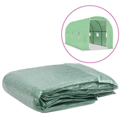 Greenhouse Replacement Cover (9 m²) Green 200 cm 450 cm
