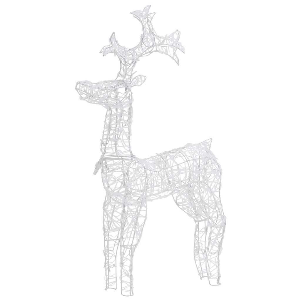 vidaXL Reindeer Christmas Decoration | Warm White | Acrylic | Tall 5