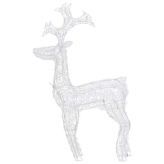 vidaXL Reindeer Christmas Decoration | Warm White | Acrylic | Tall 6