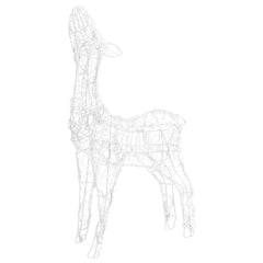 Acrylic Reindeer Family Christmas Decoration 300 LED Warm white