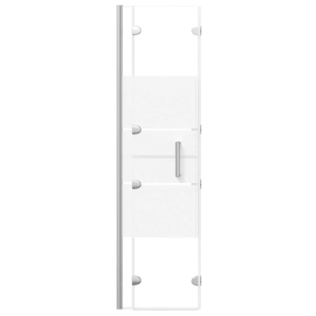 Folding Shower Enclosure ESG White 100 x 140 cm